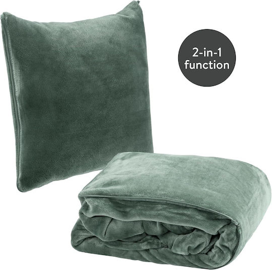 Homelevel Pătură Polar Fleece Cu Mâneci 200x150 cm Verde