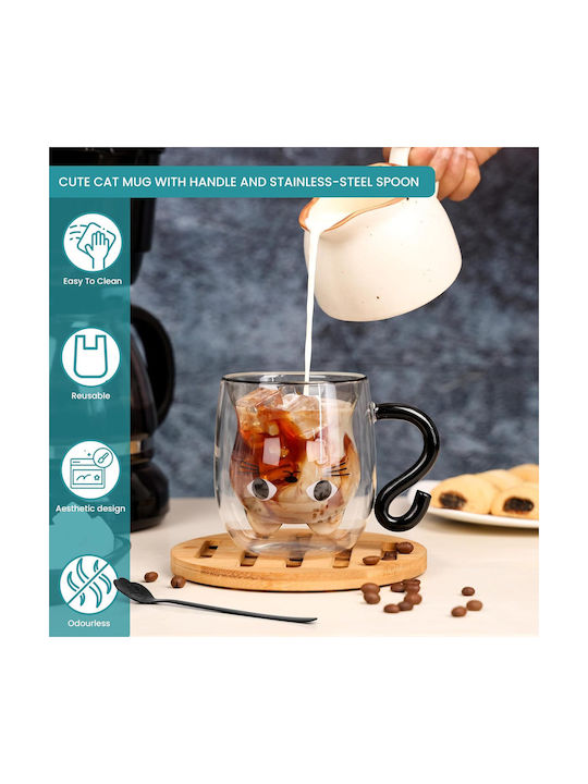 Belle Vous Glas Tasse Transparent 290ml (Personalisiert)
