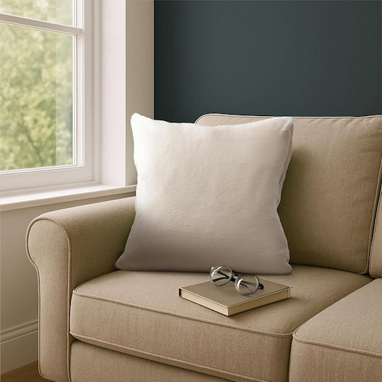 Homelevel Fleece-Decke mit Ärmeln 200x150cm Ecru