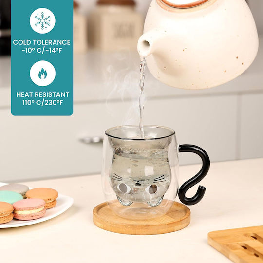 Belle Vous Κούπα Γυάλινη Διάφανη 290ml (Προσωποποιημένο)