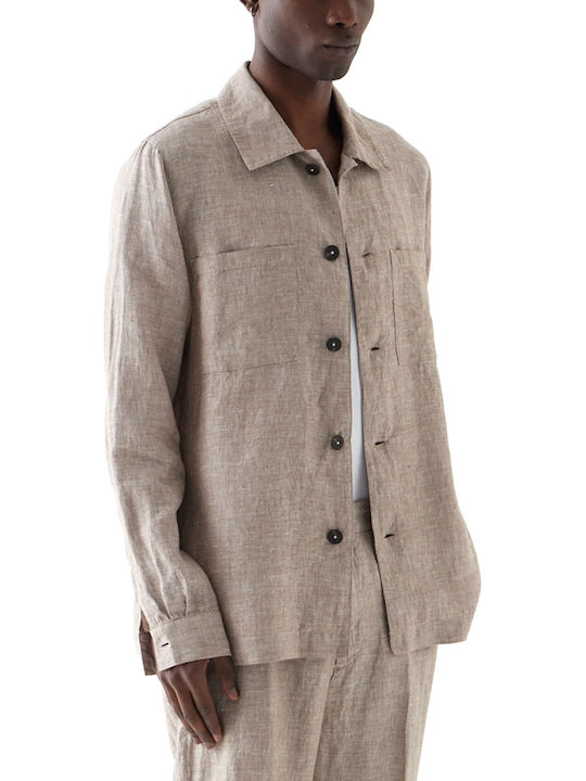 Unity Λινό Overshirt Μπεζ