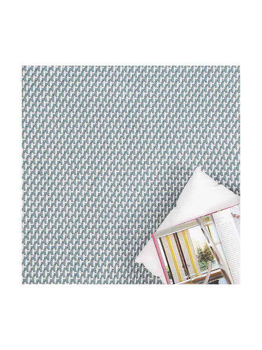 Royal Carpet Duppis OD2 Rug Outdoor Rectangular with Fringes OD2 White Blue