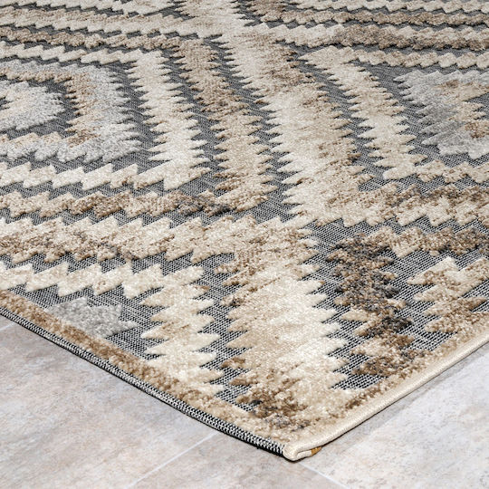 Tzikas Carpets Boheme 00008-957 Rug Outdoor Rectangular Wicker Brown/Grey