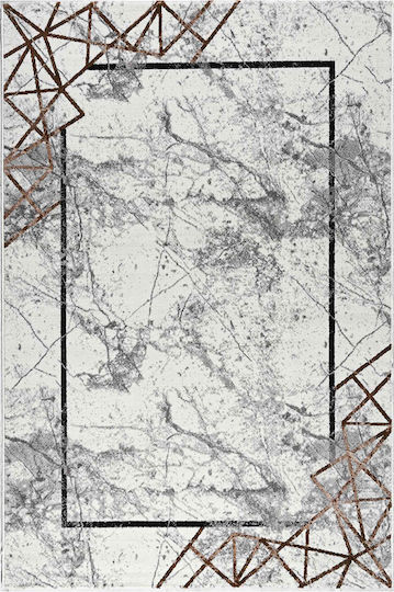 Balsan Estia Teppich Rechteckig Synthetisch,Polyester/Cotton/Leather Light Grey