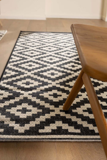 Royal Carpet Flox 721K Teppich Rechteckig Sommer Korbweide Black