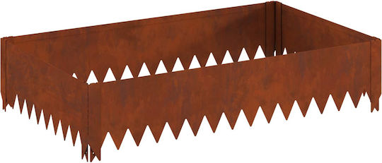 vidaXL Μπορντούρα Κήπου σε Καφέ Χρώμα 1m x 60cm 4τμχ