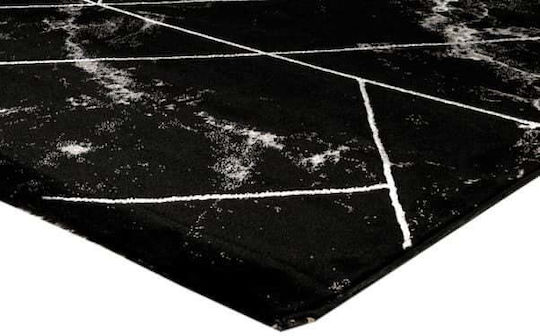 Tzikas Carpets Craft 23299-990 Teppich Rechteckig Synthetisch,Polyester/Cotton/Leather Black