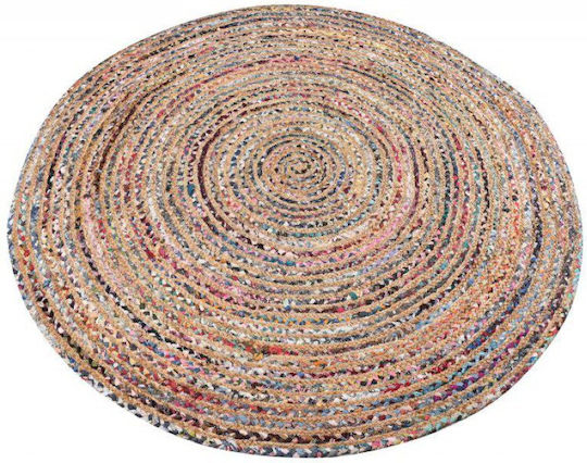 Rug Round from Jute Beige