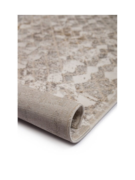 Viokarpet Kunst 9318a Weiß-Gold 133x190