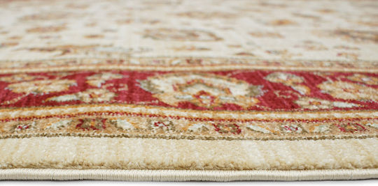 Balsan Ziegler Teppich Rechteckig Synthetisch,Polyester/Cotton/Leather Beige Red