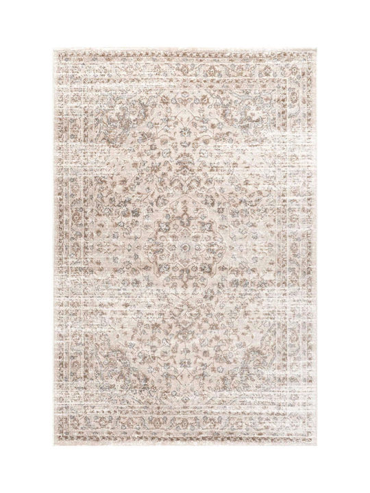 Estia Χαλί Ορθογώνιο Light Brown White 133x190cm