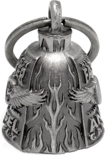 Gremlin Guardian Bell Διακοσμητικό Καμπανάκι Μοτοσυκλέτας Never Ride Faster Than Your Angel Can Fly