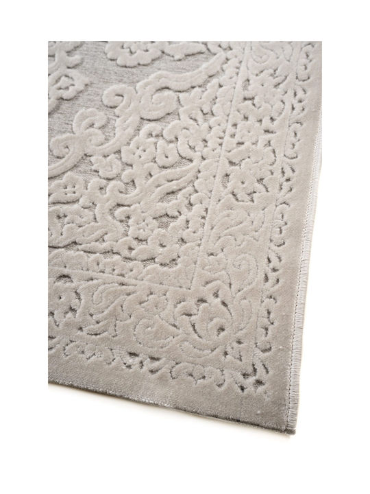 Klonaras MUSE 522/W Rug Rectangular Silver Cream