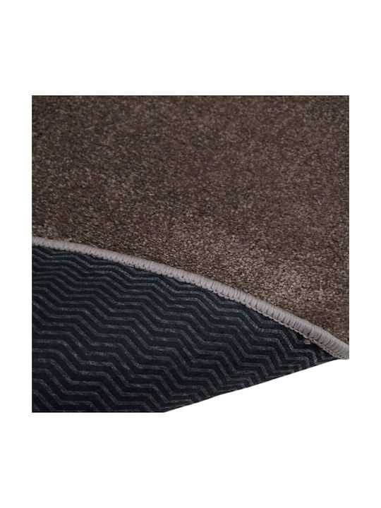 Eurofil Rutschfest Teppich Rechteckig Synthetisch,Polyester/Cotton/Leather Brown
