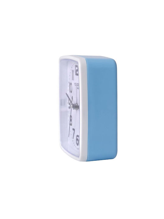 Avizar Table Clock Bedroom 13cm Clear Precise Time Display Blue