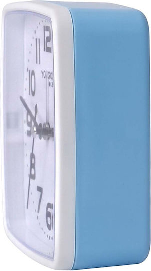 Avizar Table Clock Bedroom 13cm Clear Precise Time Display Blue