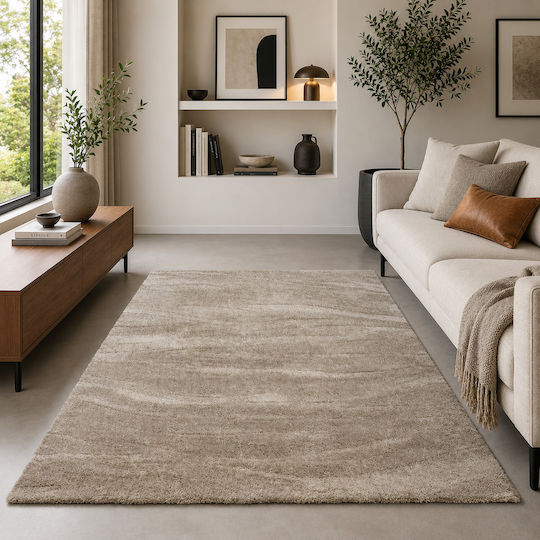 Soft Touch Χαλί Ορθογώνιο Beige 120x170cm