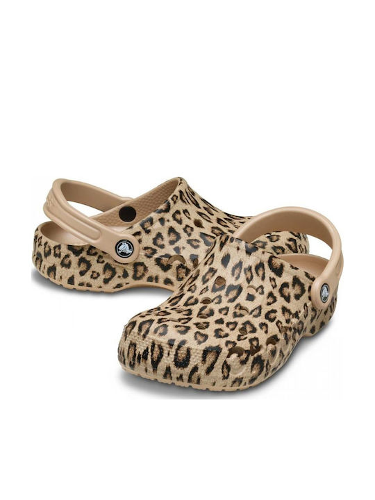 Crocs Clog Γυναικεία Σαμπό Λεοπάρ Crocs Clog Γυναικεία Σαμπό Λεοπάρ