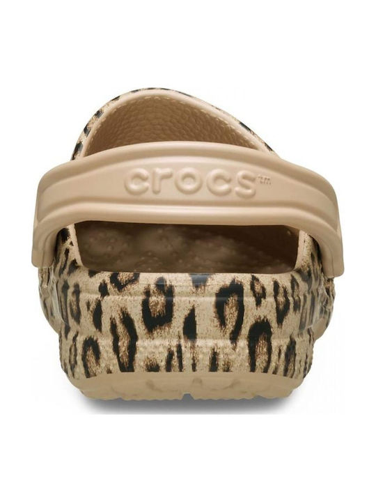 Crocs Crocs Damen Holzschuhe Leo Muster