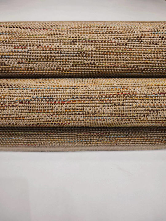 Χαλί Εξωτερικού Χώρου Ορθογώνιο Ψάθινο Beige 133x190cm