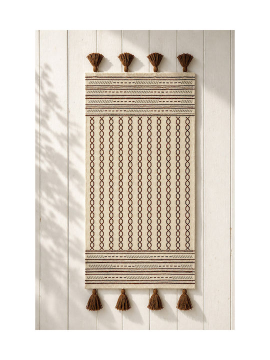 Nima Nima Wohnzimmer Teppich Rechteckig Braun 60x130cm