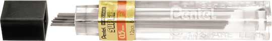 Pentel 0.5 F Графитови Пълнители за Механични Моливи