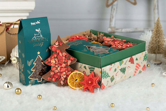 Gift Set In A Box Christmas Santa Claus Gift Coffee Chocolate Box