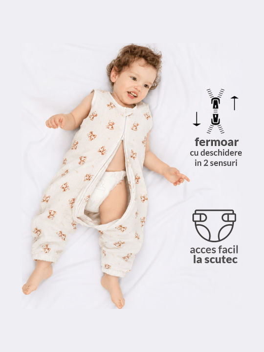 Kidizi Summer Sleeping Bag 0.3 tog Teddy Tales