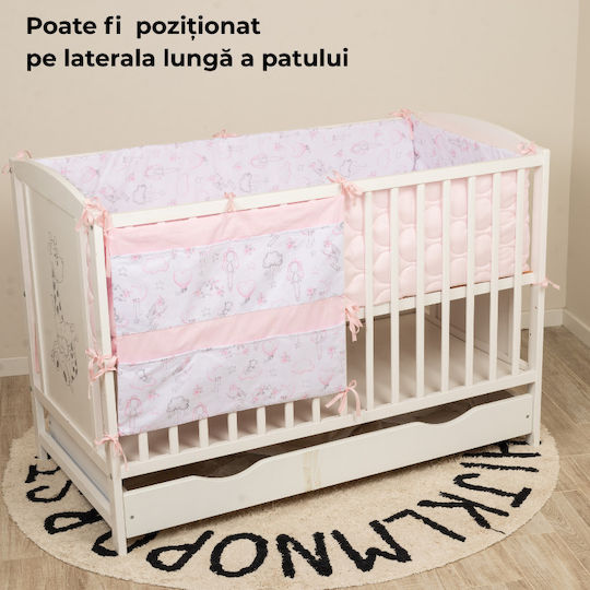 Kidizi Wickelunterlage Baumwolle Rosa 60x60cm