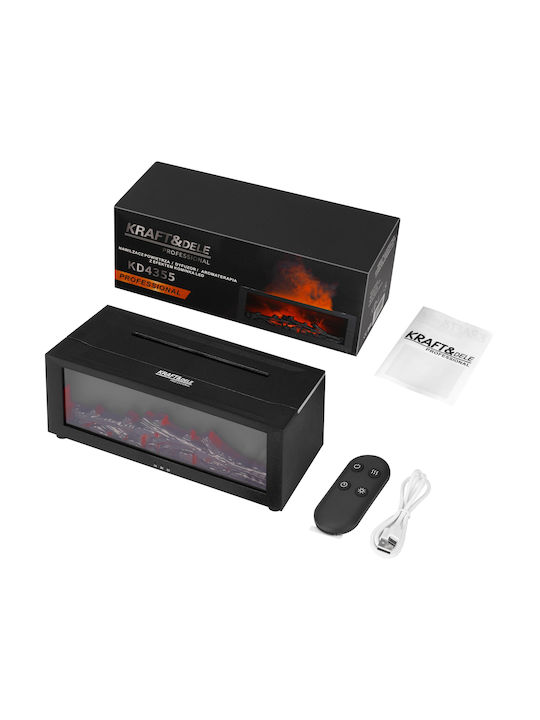 Kraft & Dele Sistem Aromaterapie cu Lumini LED cu Control la Distanță și Temporizator 150ml KD4355