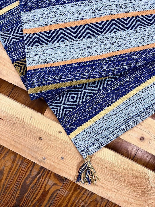 Koulis Carpets Mykonos Χαλί Διάδρομος Καλοκαιρινό Βαμβακερό Πολύχρωμο 70x200cm