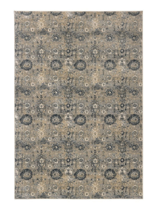Ns Carpets Montana 563 Teppich Rechteckig Synthetisch,Polyester/Cotton/Leather Cream
