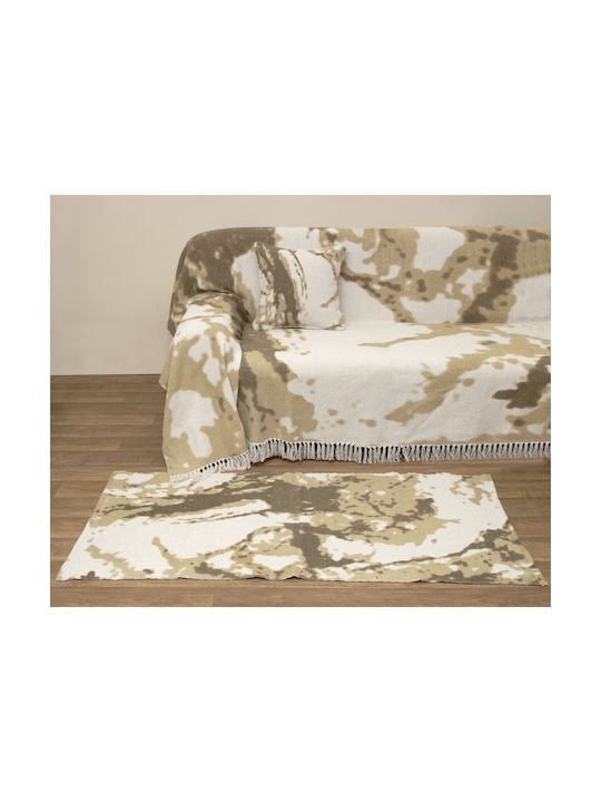 Viopros Χαλί Ορθογώνιο Μπεζ 65x140cm