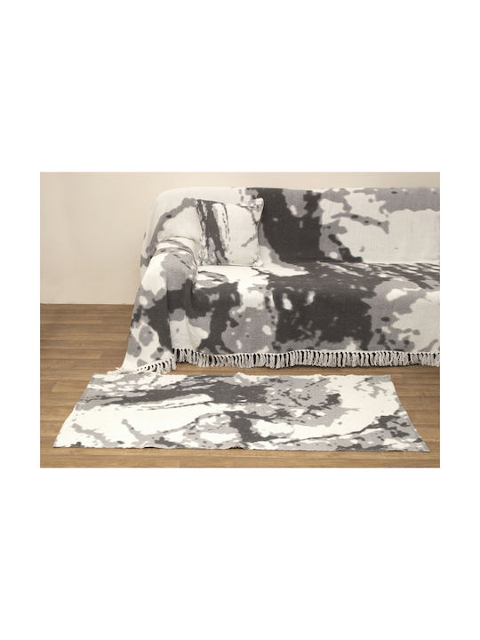 Viopros Χαλί Ορθογώνιο Γκρι 135x190cm