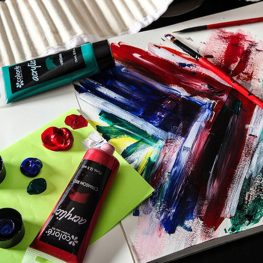 Acrylic Paints In Tube Professional Set Acrylic Paints 12x75 Ml