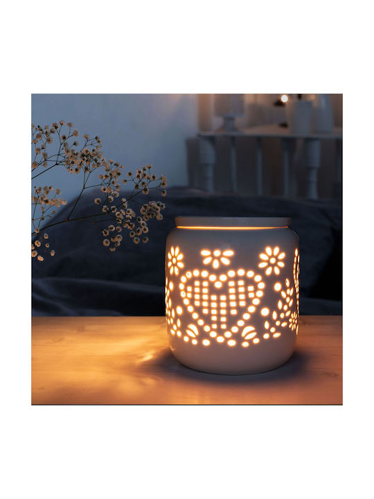 Relaxdays LED Ultraschall Aromatherapie-Diffusor Weiß 50000014