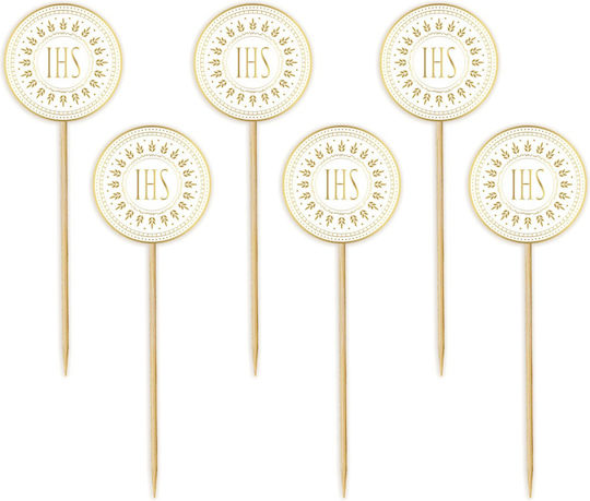 Auswahl Dekoration Gold Ihs Heilige Kommunion X6