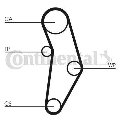 Contitech Ct 1049 Timing Belt