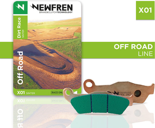 Newfren Vorderseite Motorradbremsbeläge Kh181 Dirt Race Brembo Vorderseite