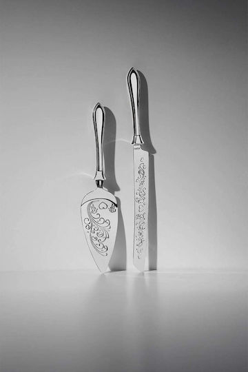 SteweHome Set of 2 Grey Stainless Steel Serving Utensils