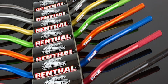 Renthal Fatbar 1.1/8" 28.6мм Титаниева Ръкохватка Мотоциклет МХ Ендуро С Пенка Алуминиева