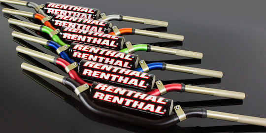Renthal Mx Handlebar 28.6mm Twinwall 921 Yamaha Yz Yzf 2006+ Black Foam