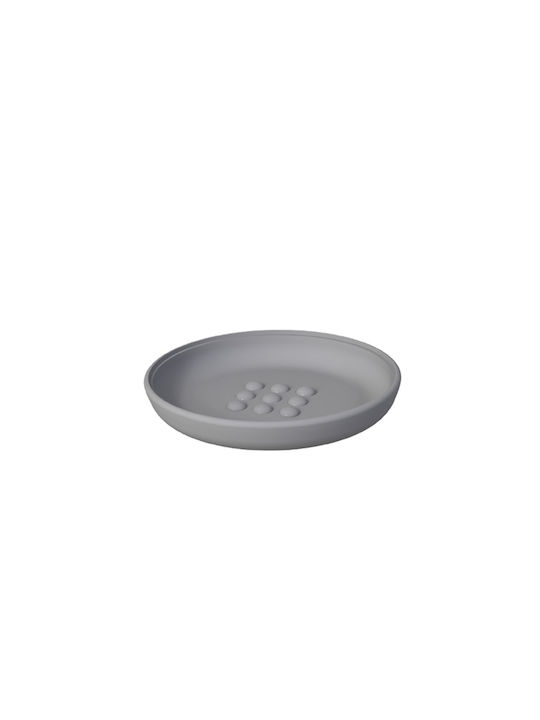 SteweHome Bathroom Accessory Set Plastic Grey 5 Pieces