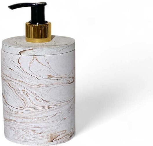 SteweHome Bathroom Accessory Set Resin Beige 4pcs