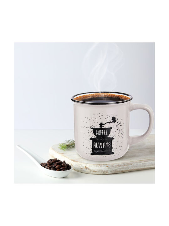 Orion Cană Ceramică Maro 370ml 3 Bucăți