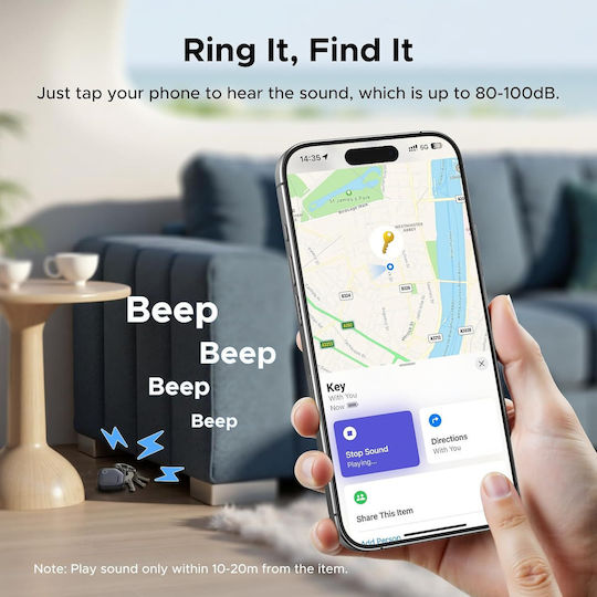 Ugreen FineTrack Apple Find My Сив 4 бр