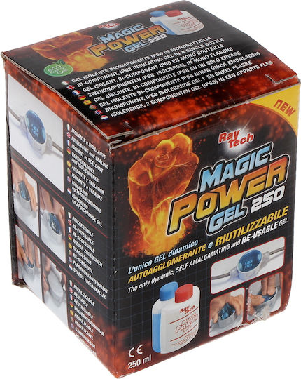 RayTech MAGIC-POWER-GEL-250 Κατασκευαστική Κόλλα 2 Συστατικών Μπλε 125ml