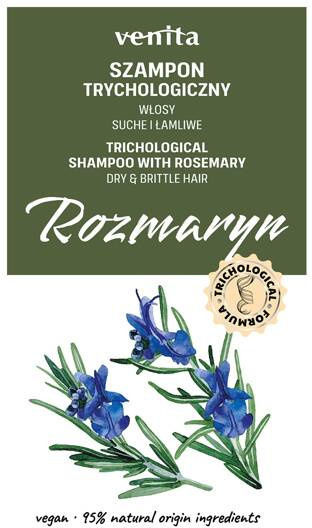 Venita Trichological Formula Rosemary Shampoos 300ml