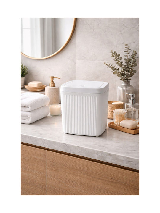 SteweHome Bathroom Accessory Set Plastic White