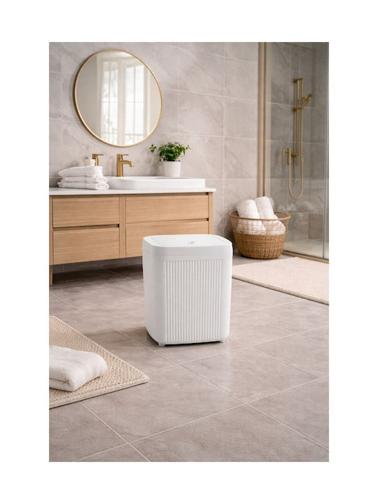 SteweHome Bathroom Accessory Set Plastic White